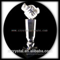 alta qualidade K9 aperto de mão em branco cristal prêmio crystal trohpy